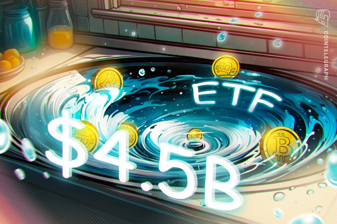 Bitcoin ETFs lose record $4.5B in June, eclipsing Strategy’s $1.25B raise