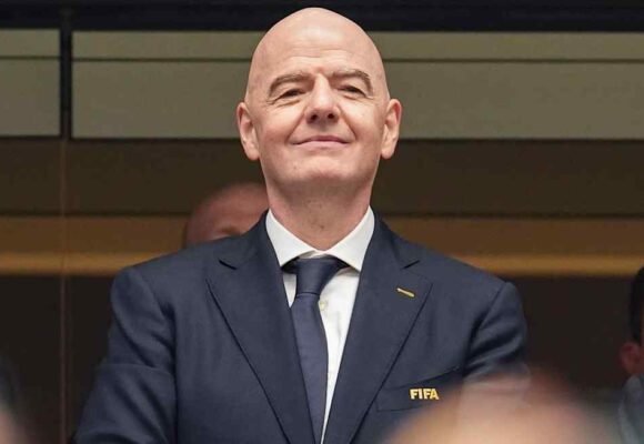Burnham says Infantino is ‘wrong man’ to lead Fifa after stake-sale plan