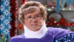 Mrs Brown’s Boys Christmas specials cancelled after star breaks jaw